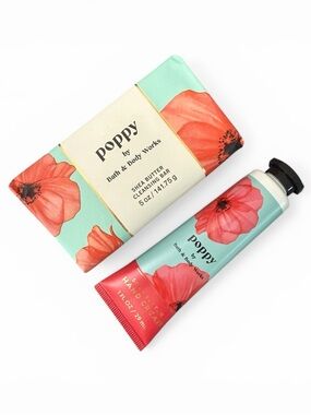 Bath & Body Works Poppy Shea Butter Cleansing Bar & Hand Cream Set
